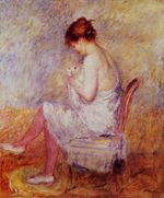 Woman in a chemise 1897